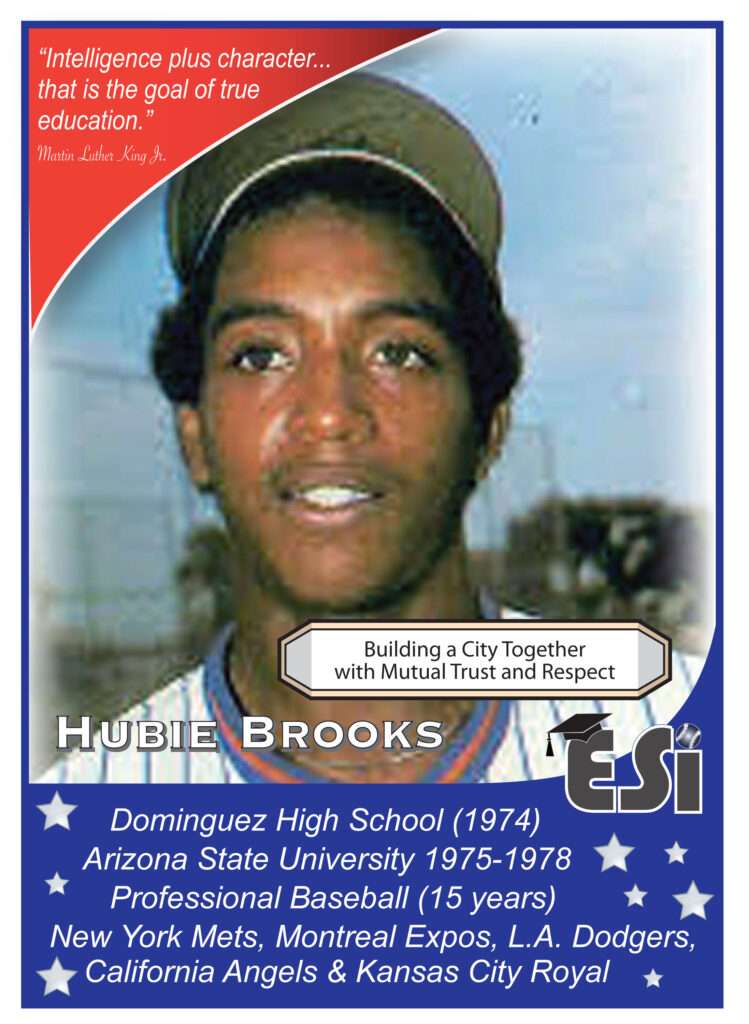Front of Card Derrel Hubie Brooks